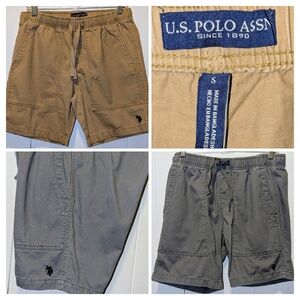 2 Pair Men's Polo Shorts Sz. Small